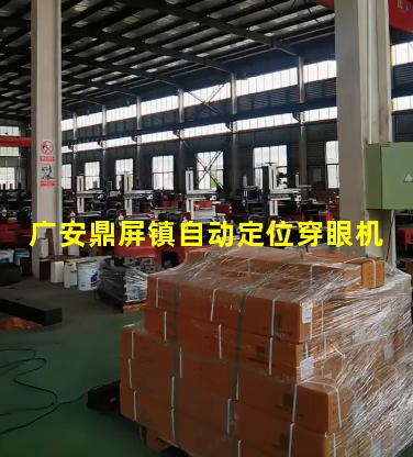广安鼎屏镇自动定位穿眼机